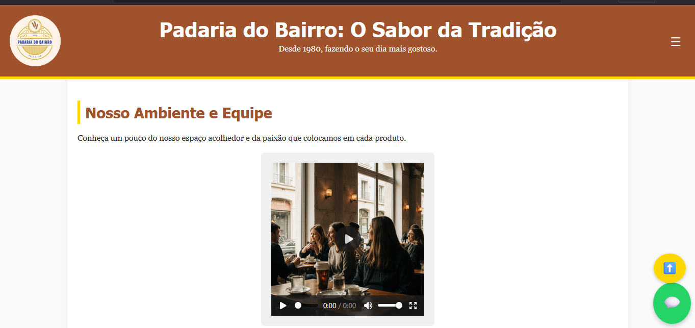 Projeto Padaria do Bairro